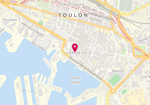 Plan de NUISIX Les experts anti-nuisibles Toulon, 31 Rue Chevalier Paul, 83000 Toulon