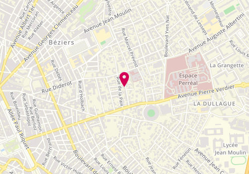 Plan de Actisud Béziers, 10 Rue Général Faidherbe, 34500 Béziers