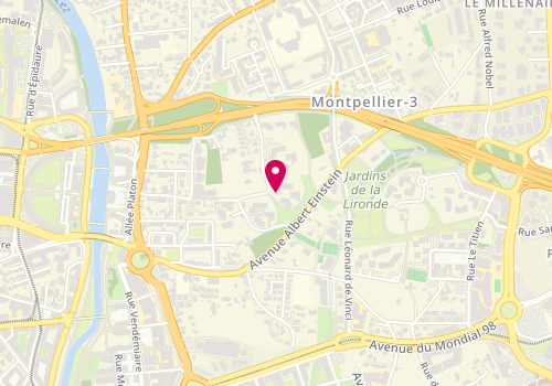 Plan de Guepes Express, 320 Rue Fra Angelico, 34000 Montpellier