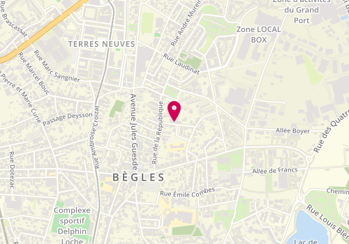 Plan de Lgh, Begles Fr
16 Rue Bouteilley, 33130 Bordeaux