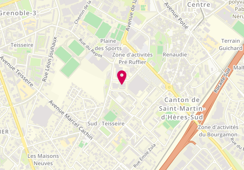 Plan de Pro d'Hyg, 12 Rue du Pré Ruffier, 38400 Saint-Martin-d'Hères