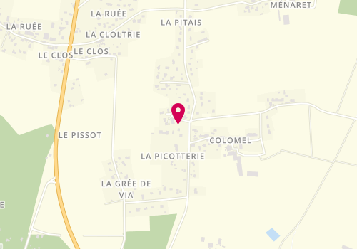 Plan de Agir 5D, 4 la Picotterie, 35600 Bains-sur-Oust