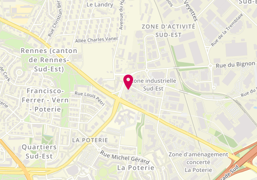 Plan de Phs Rennes, 4 Bis Rue du Bignon, 35000 Rennes