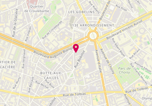 Plan de Axeo Services, 27 Rue Paulin Méry, 75013 Paris