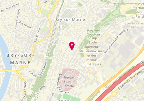 Plan de Sos Parasite, 16 Rue Jo Privat, 94360 Bry-sur-Marne