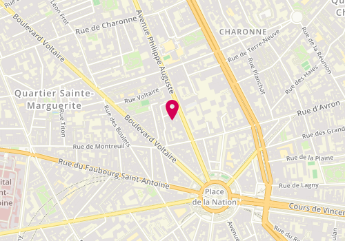 Plan de Doggybug, 33 avenue Philippe Auguste, 75011 Paris