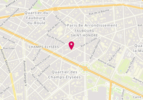 Plan de Agk 5D, 17 Rue du Colisée, 75008 Paris