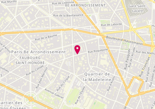 Plan de Elite-antinuisible, 10 Rue de Penthievre, 75008 Paris