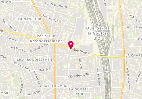 Plan de Ac 2000, 51 Rue Ordener, 75018 Paris