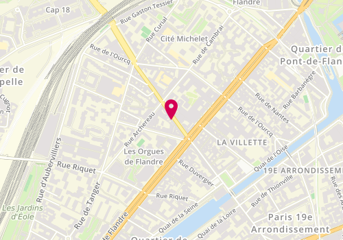 Plan de Cordier 3D, 199 Rue de Crimée, 75019 Paris