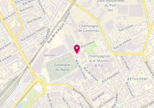 Plan de Techni Group, 4 Rue Gosset, 51100 Reims